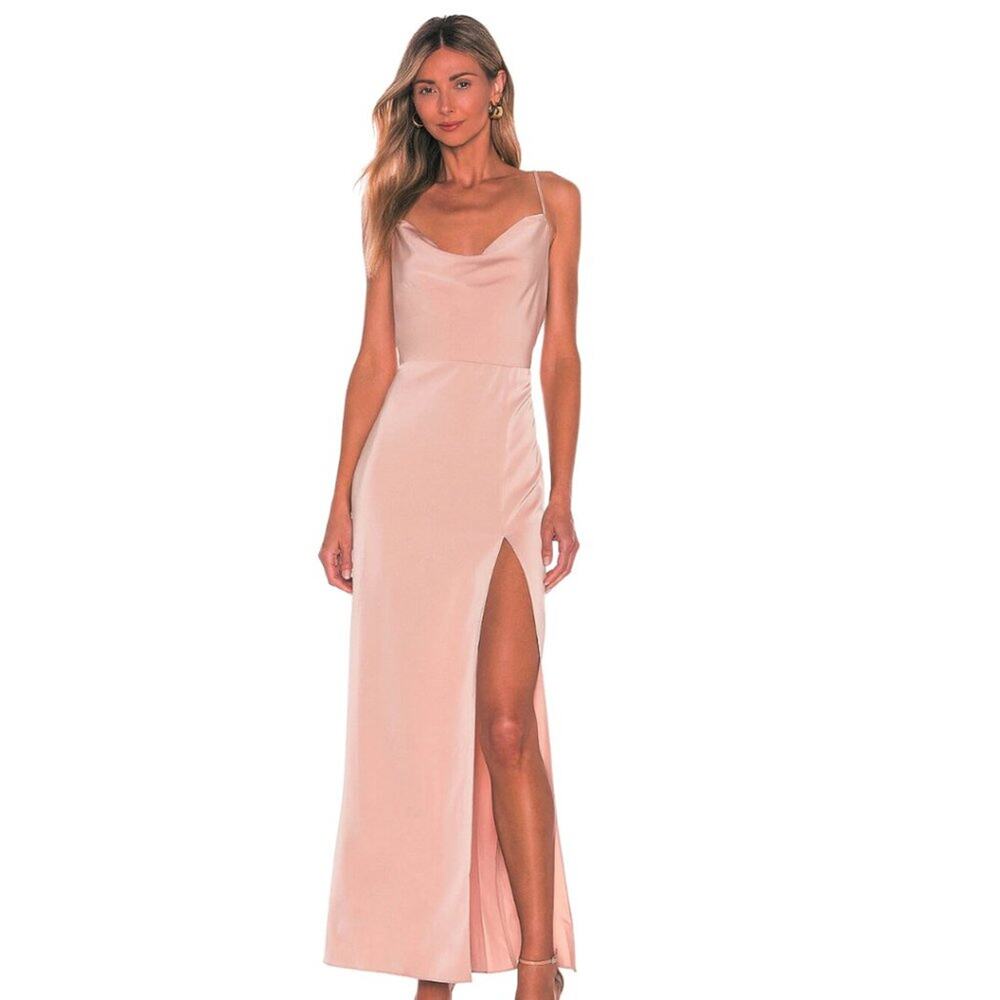 NBD Lila Gown in Tan NWT Size Small
